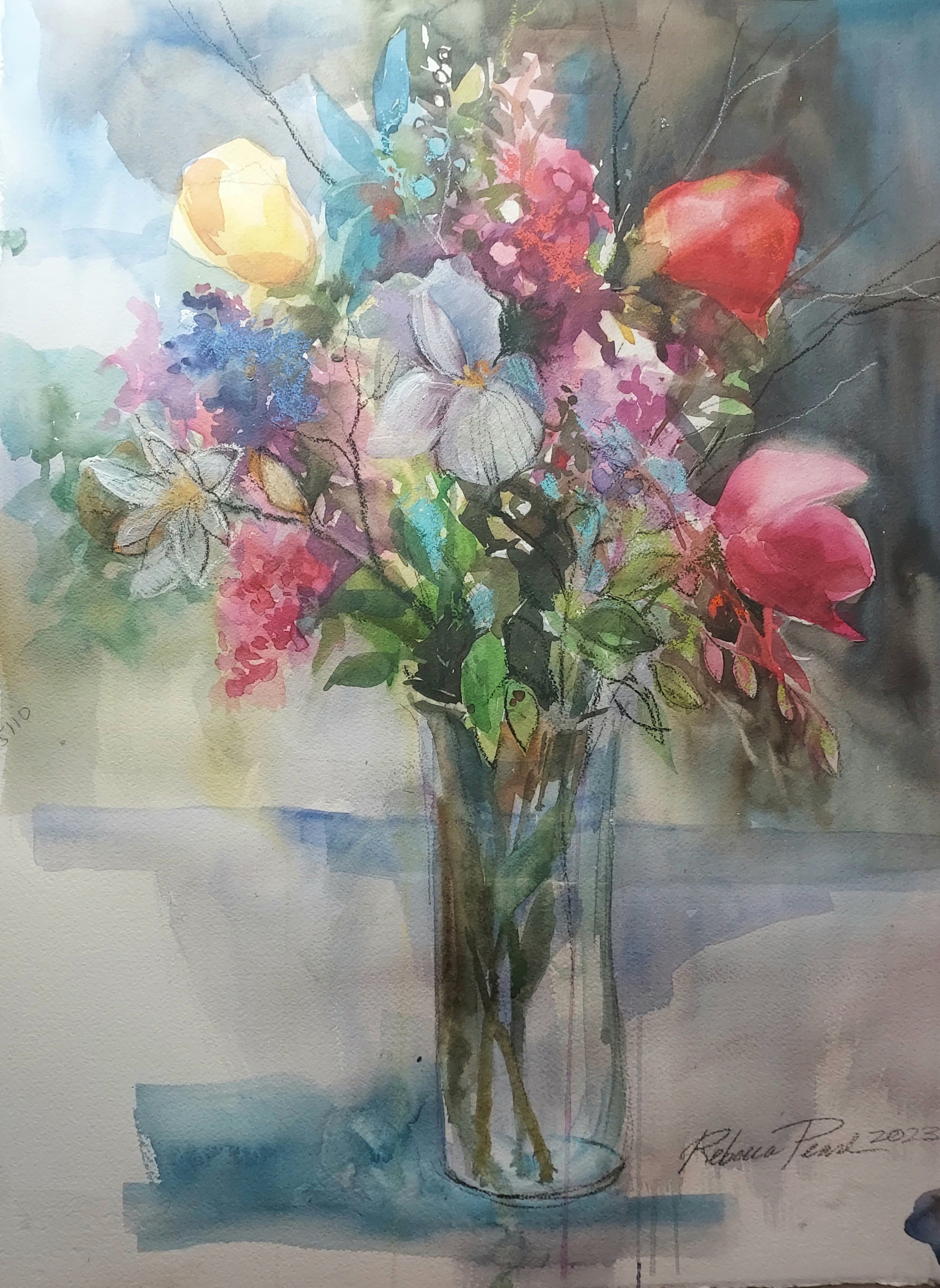 Flowers in a vase